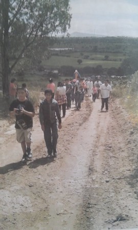 Procesión hacia la Capilla